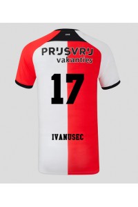 Fotbalové Dres Feyenoord Luka Ivanusec #17 Domácí Oblečení 2024-25 Krátký Rukáv